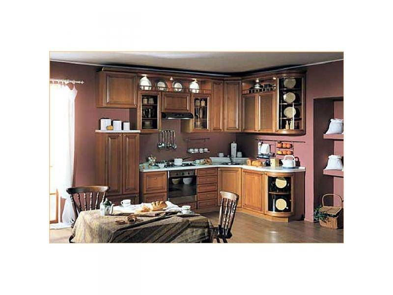 кухонный гарнитур угловой массив в Нижневартовске