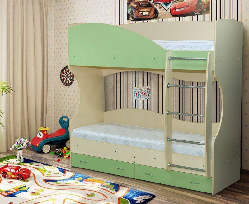 двухъярусная кровать радуга-8 в Нижневартовске
