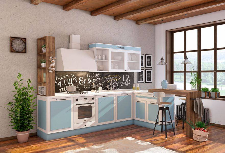 кухня прямая винтаж в Нижневартовске