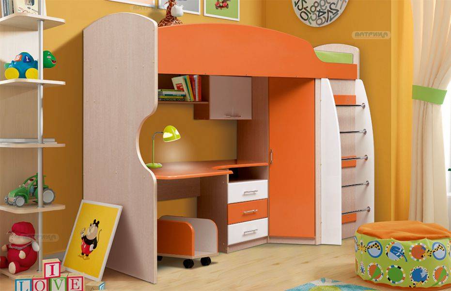 детский уголок юниор-5 кровать-чердак в Нижневартовске