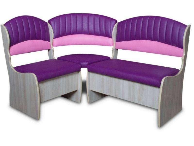 фиолетовый кухонный уголок в Нижневартовске