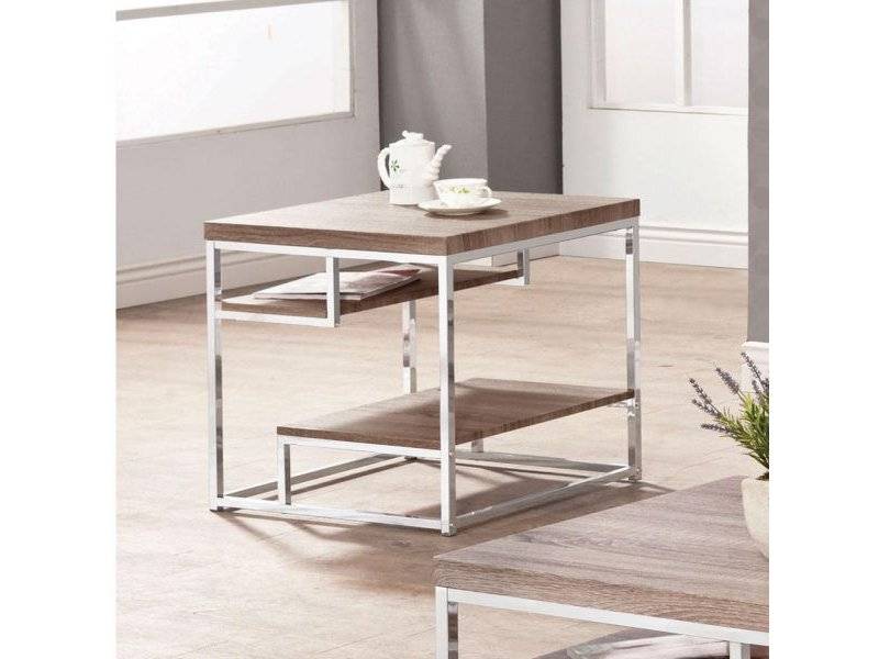 журнальный стол chrome & triple wood в Нижневартовске