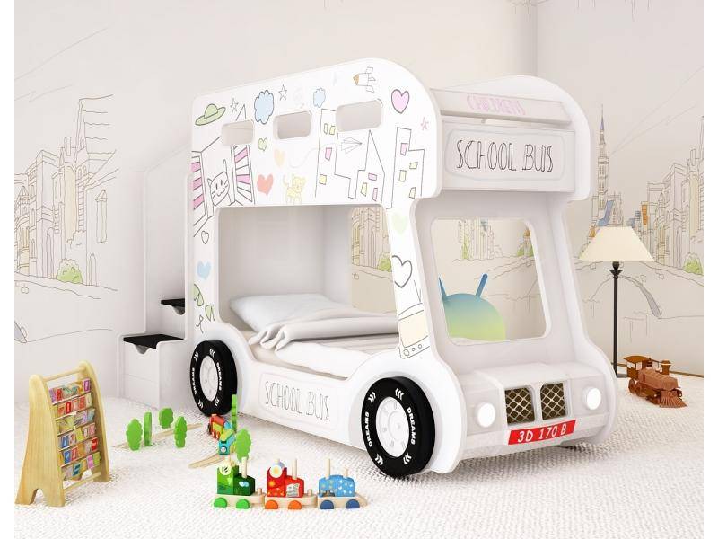 двухъярусная кровать-aвтобус city в Нижневартовске