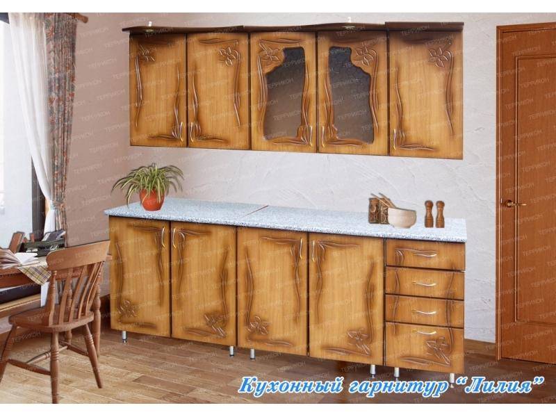 кухонный гарнитур прямой лилия в Нижневартовске