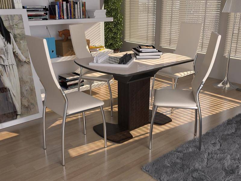 стол обеденный вегас 2 стул фьюжн в Нижневартовске