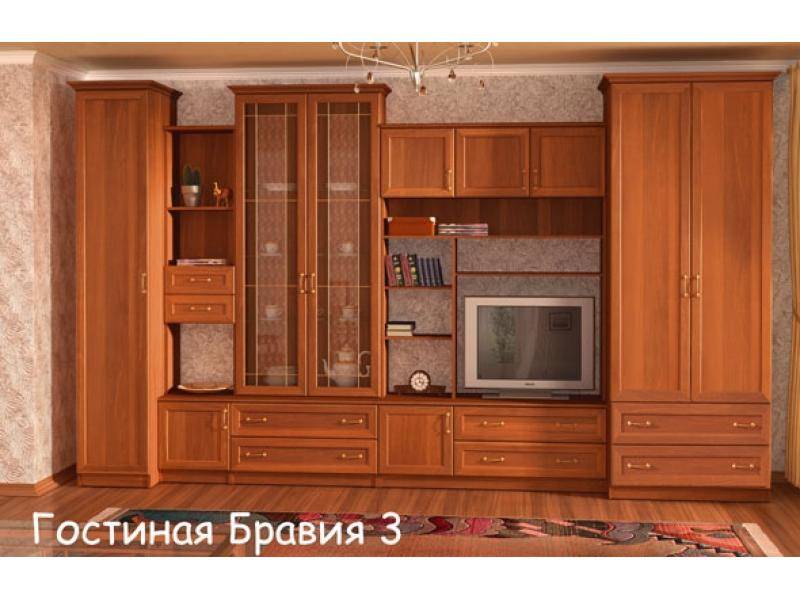гостиная стенка бравия 3 в Нижневартовске