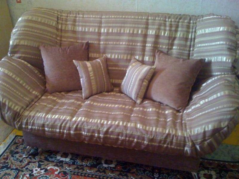 диван прямой бриз пинк страйп в Нижневартовске