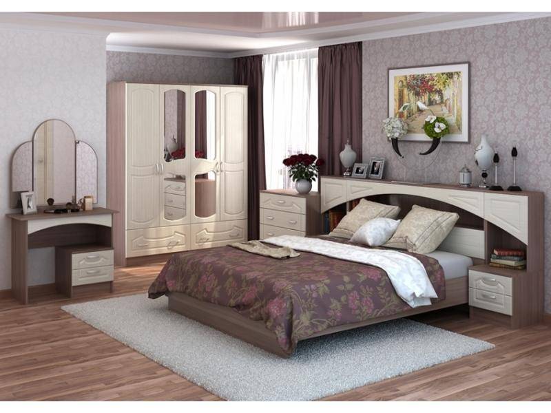 комплект мебели для спальни камелия в Нижневартовске