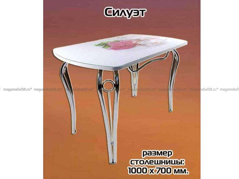 обеденный стол с фотопечатью силуэт в Нижневартовске