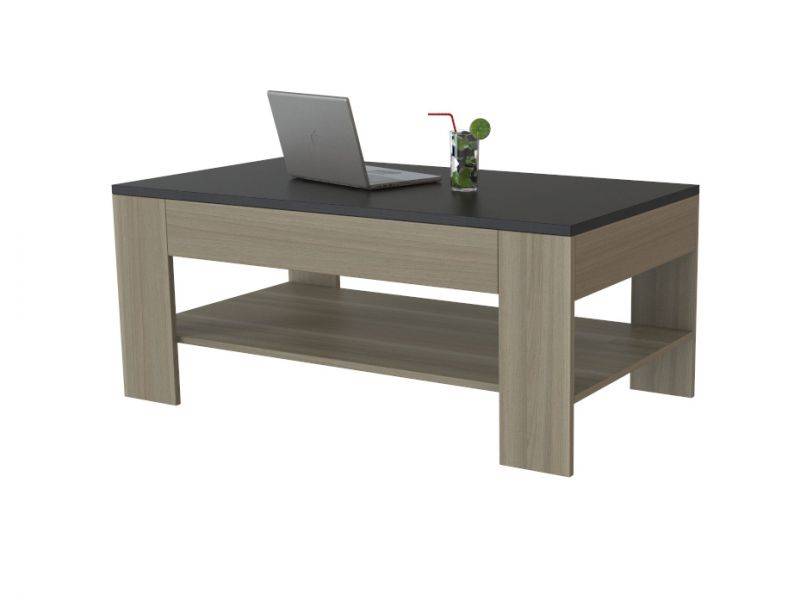 стол журнальный beautystyle 26 сонома/венге без стекла в Нижневартовске