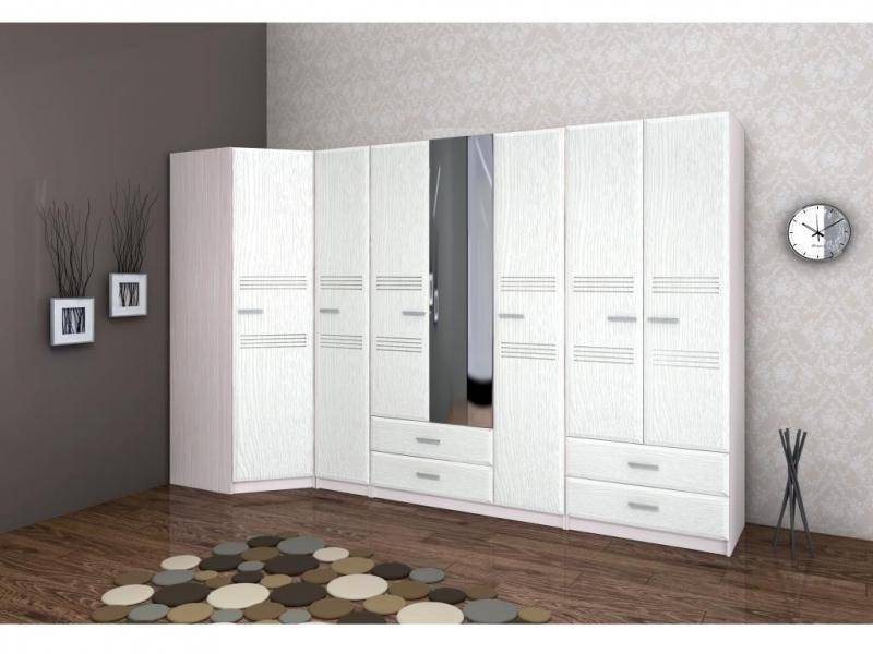 вместительный белый шкаф селена в Нижневартовске