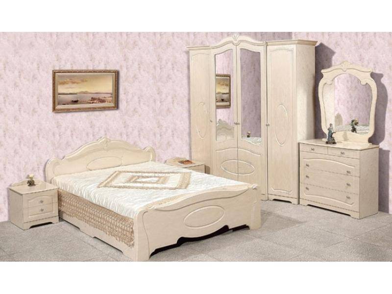 спальня валенсия бежевый глянец в Нижневартовске