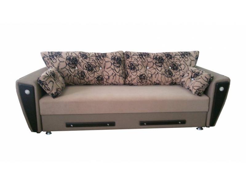 прямой трехместный диван лора мдф в Нижневартовске