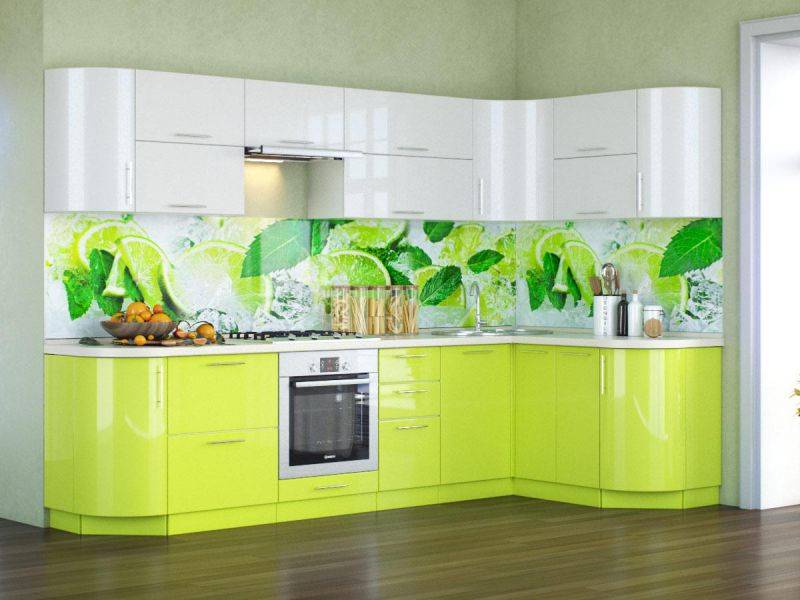 яркий кухонный гарнитур ирина в Нижневартовске