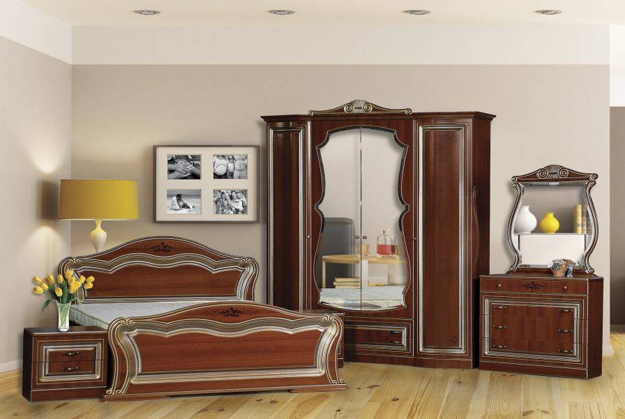 спальня катрин 4-дверная орех в Нижневартовске