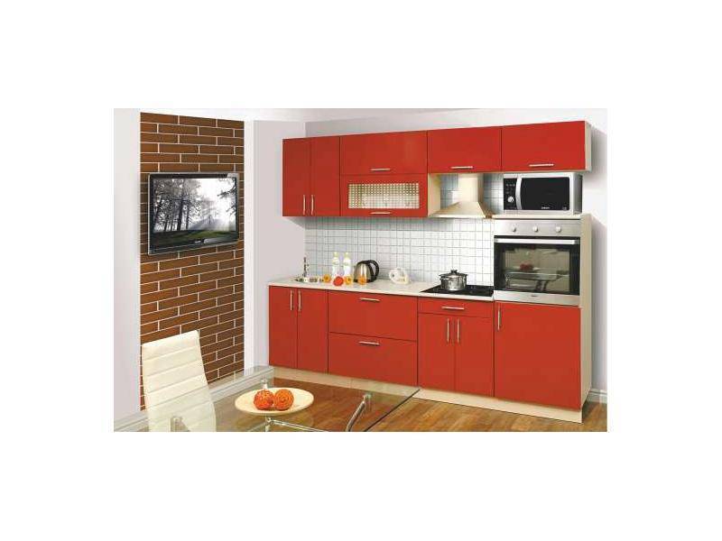 красная прямая кухня тофи в Нижневартовске