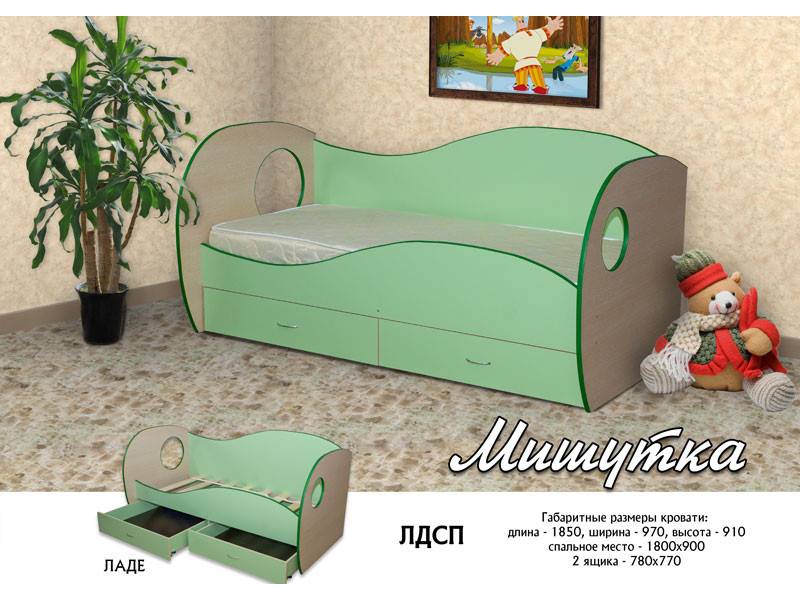 кровать детская мишутка в Нижневартовске