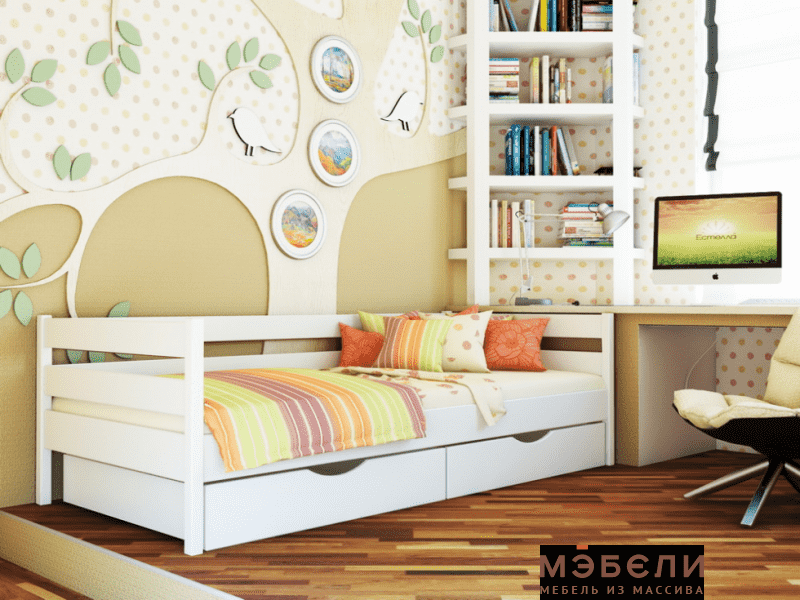 детская кроватка нота с ящиками в Нижневартовске