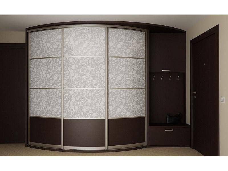 шкаф - купе радиусный в прихожую в Нижневартовске