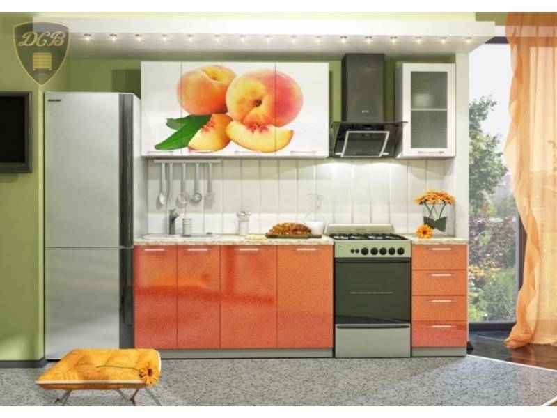 кухня с фотопечатью персик в Нижневартовске