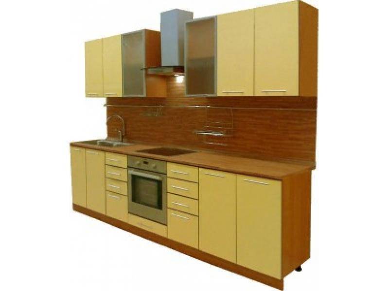 кухонный гарнитур прямой акрилайн в Нижневартовске