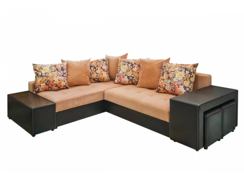 угловой диван с подушками фрегат 3 в Нижневартовске