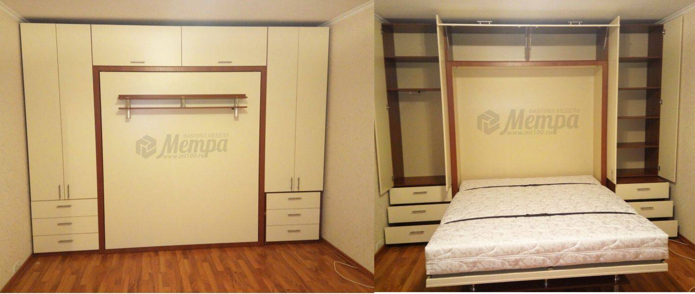 мебельная стенка с подъемной кроватью в Нижневартовске