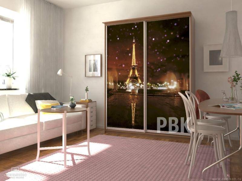 шкаф-купе с фотопечатью париж в Нижневартовске