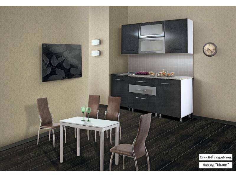 кухня прямая ника 1 (вариант 2) в Нижневартовске