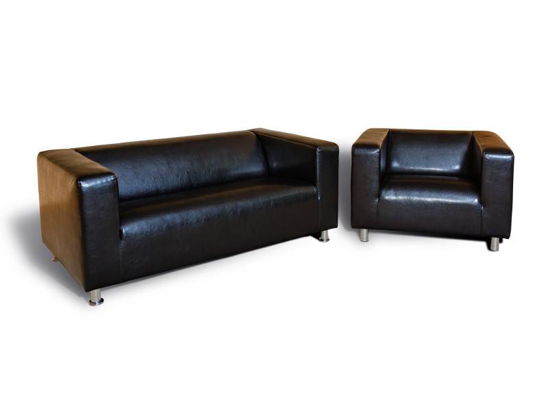 диван прямой милан офис 3-х местный в Нижневартовске