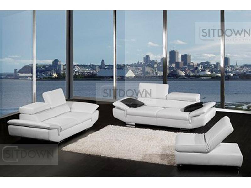 белый кожаный диван терияки в Нижневартовске