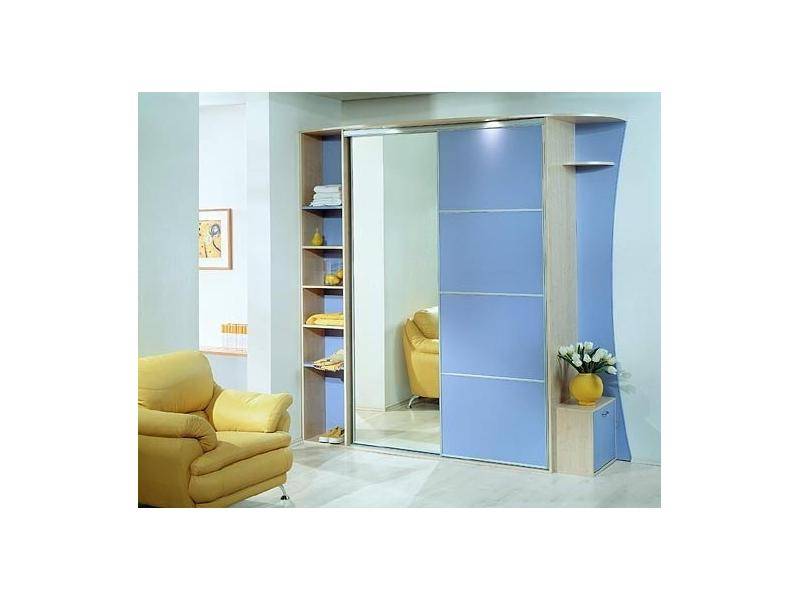 синий шкаф-купе в Нижневартовске