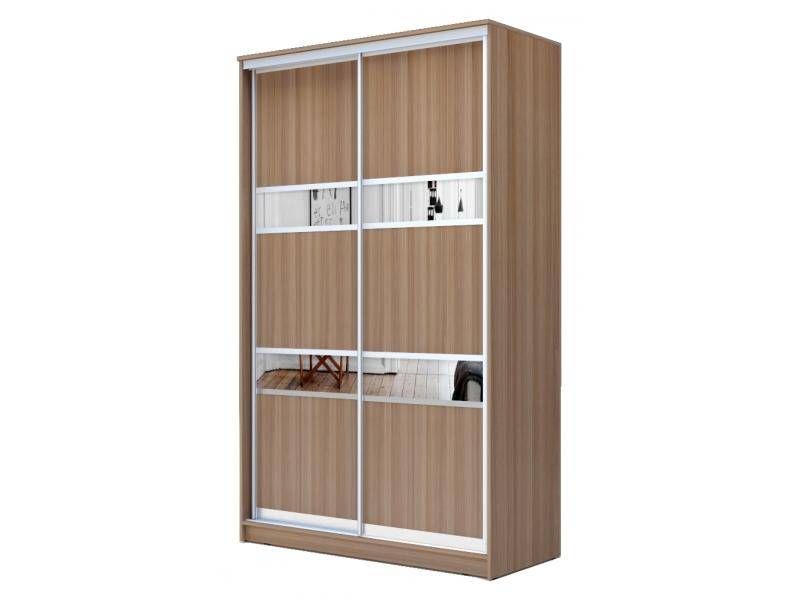 шкаф-купе с зеркальными вставками герда в Нижневартовске