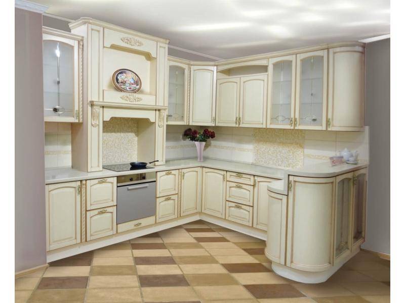 п-образная мебель для кухни альбертина в Нижневартовске