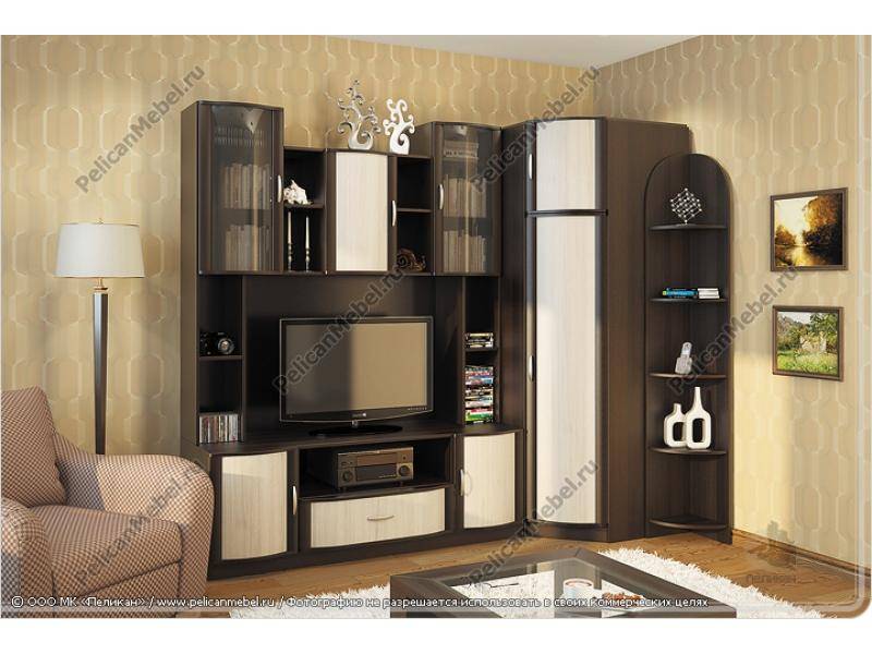 гостиная стенка магнолия 009 в Нижневартовске