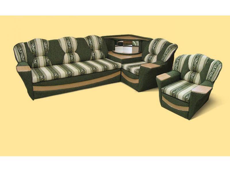 диван угловой с баром император-люкс в Нижневартовске