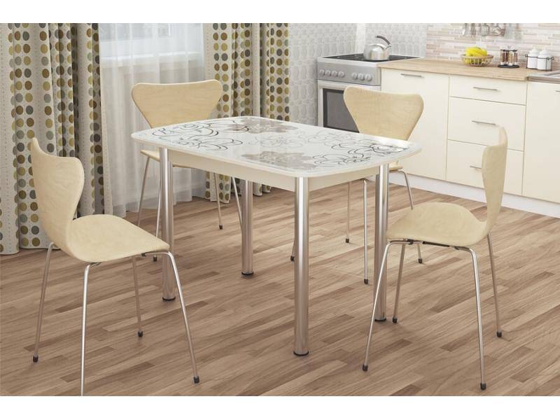 стол бостон на опоре брифинг-хром в Нижневартовске