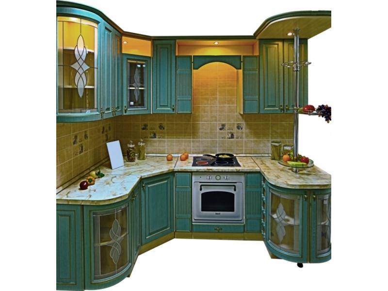 кухня угловая патина кантри в Нижневартовске