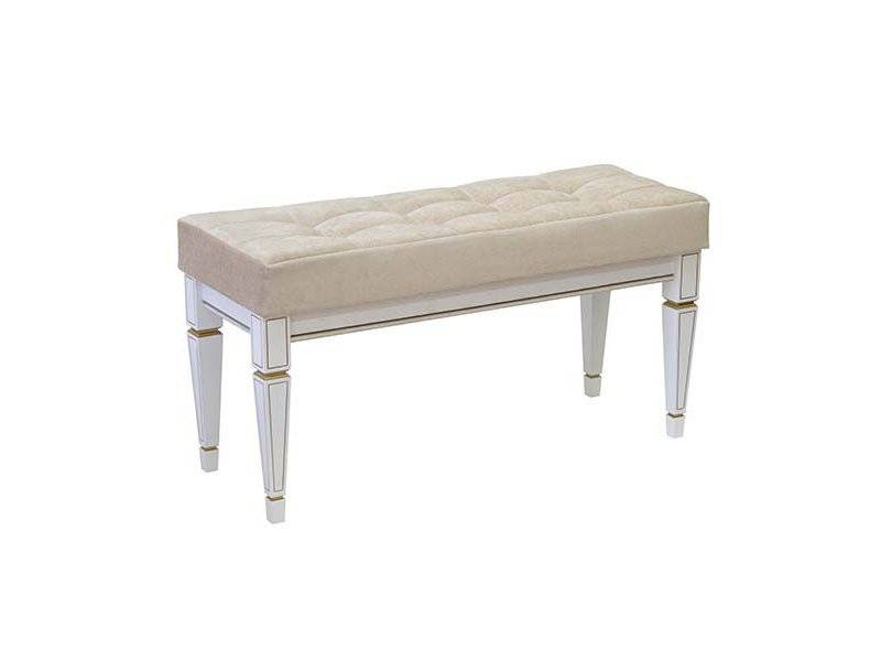 банкетка васко в 96н белый ясень/золото в Нижневартовске