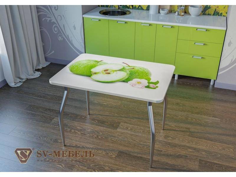 стол кухонный яблоки в Нижневартовске