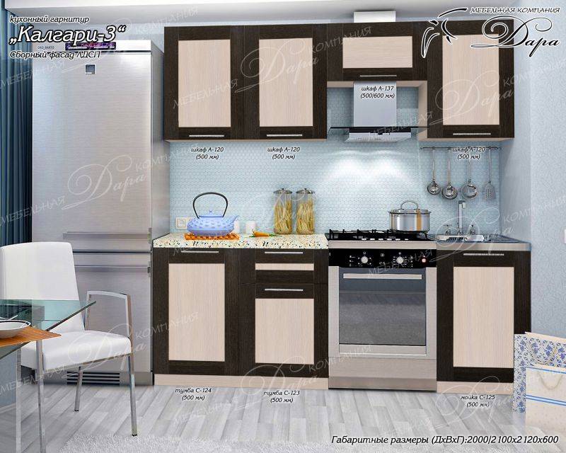 кухонный гарнитур калгари-3 в Нижневартовске