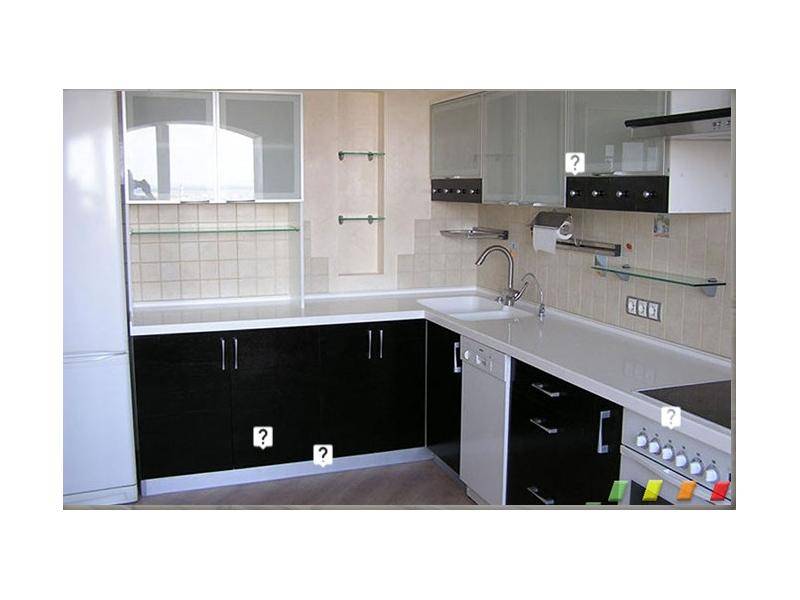 черно-белая кухня аэлита в Нижневартовске