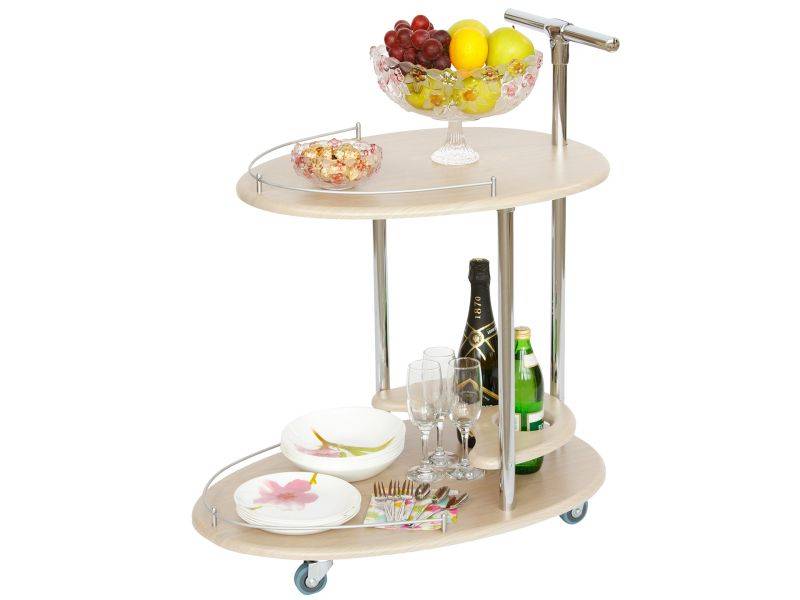 стол сервировочный фуршет дуб беленый в Нижневартовске