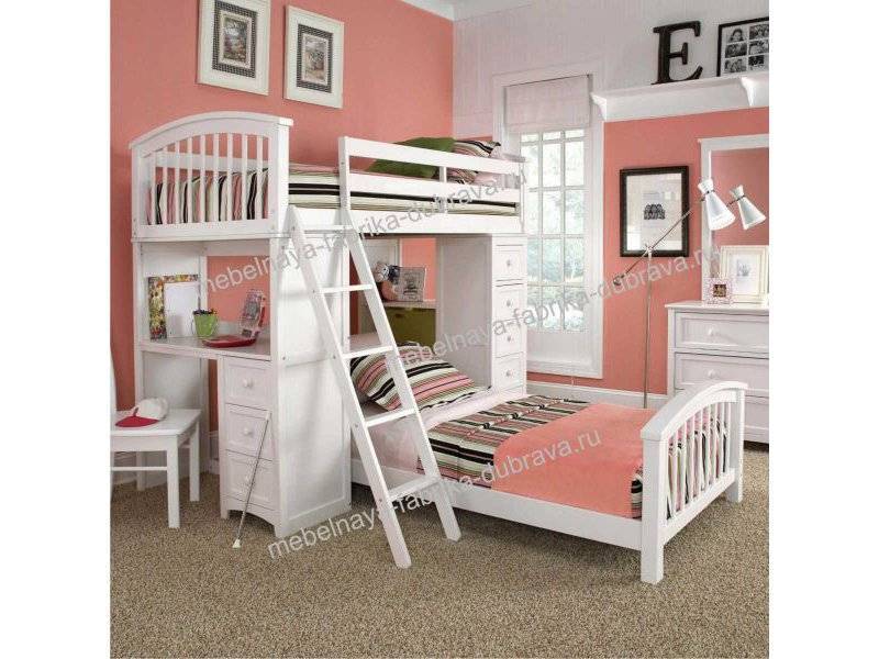 детская двухъярусная кровать николь в Нижневартовске