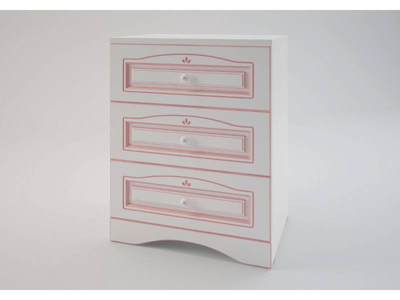 ромео тумба прикроватная с 3 ящиками rm-10 в Нижневартовске