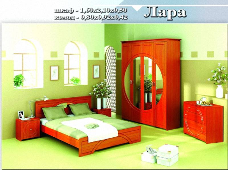 спальный гарнитур «лара» в Нижневартовске
