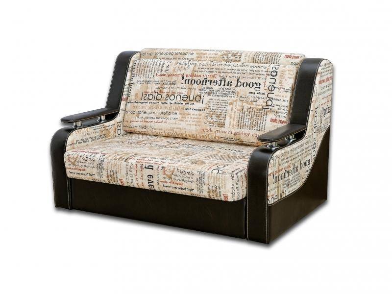 диван прямой ткань + кожа в Нижневартовске