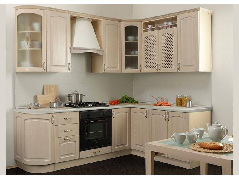 светлая кухня угловая-3 в Нижневартовске