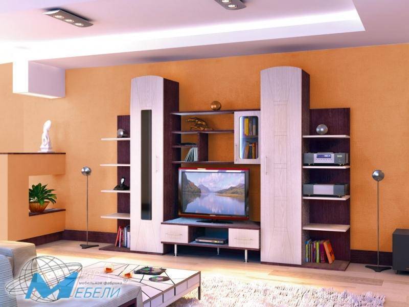 гостиная стенка «пирамида» мдф" в Нижневартовске