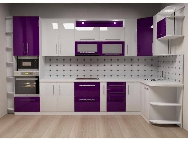 угловая красивая кухня в Нижневартовске